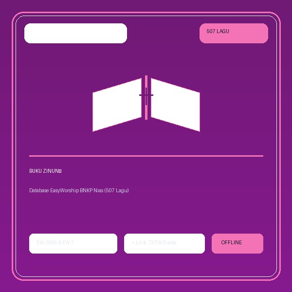 Database EasyWorship BKZ — Buku Zinuno BNKP Nias