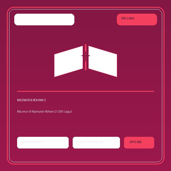 Database EasyWorship MNR2 — Mazmur & Nyanyian Rohani Buku 2