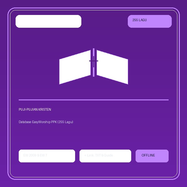 Database EasyWorship PPK — Puji-pujian Kristen